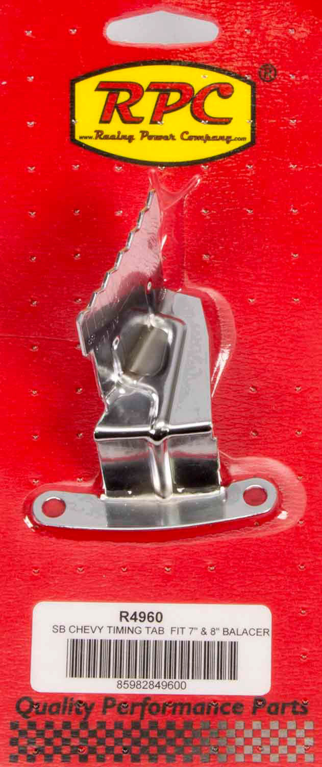 Racing Power Company R4960 SBC Steel Timing Tab Racing Power Company R4960