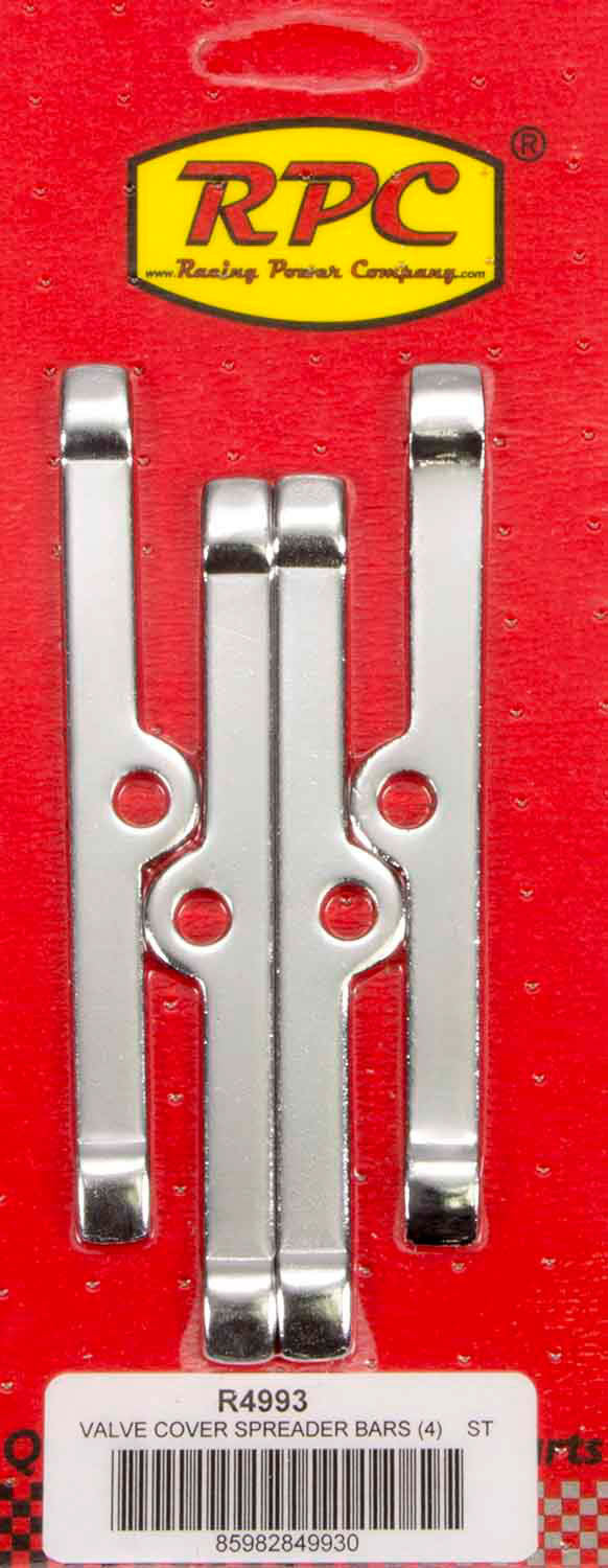 Racing Power Company R4993 Chrome V/C Hold Down 4 3/4in Long 4pk Racing Power Company R4993