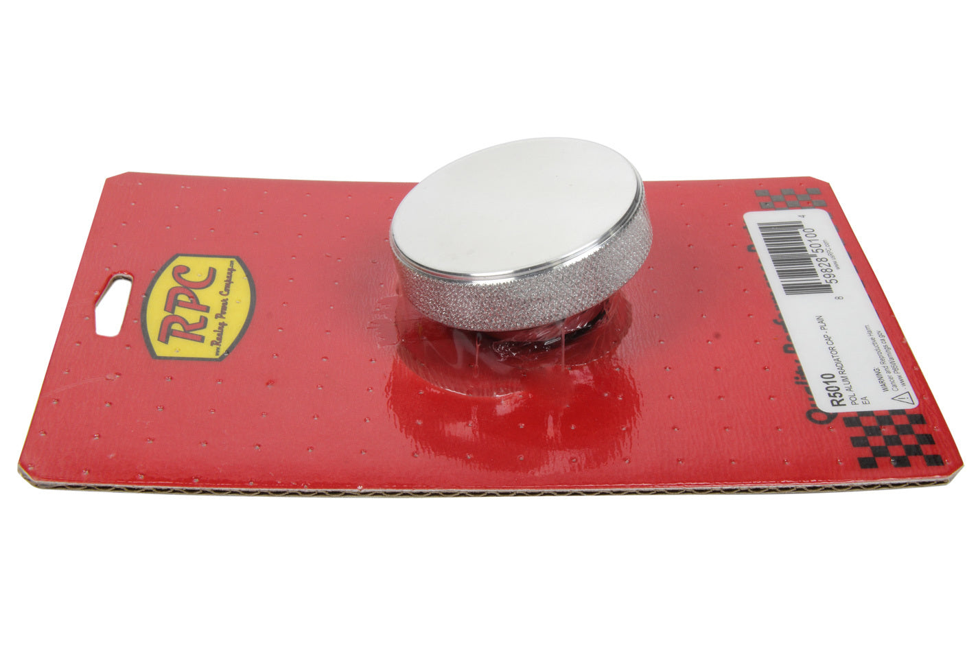 Racing Power Company R5010 Polished Aluminum Radiator Cap Plain Racing Power Company R5010