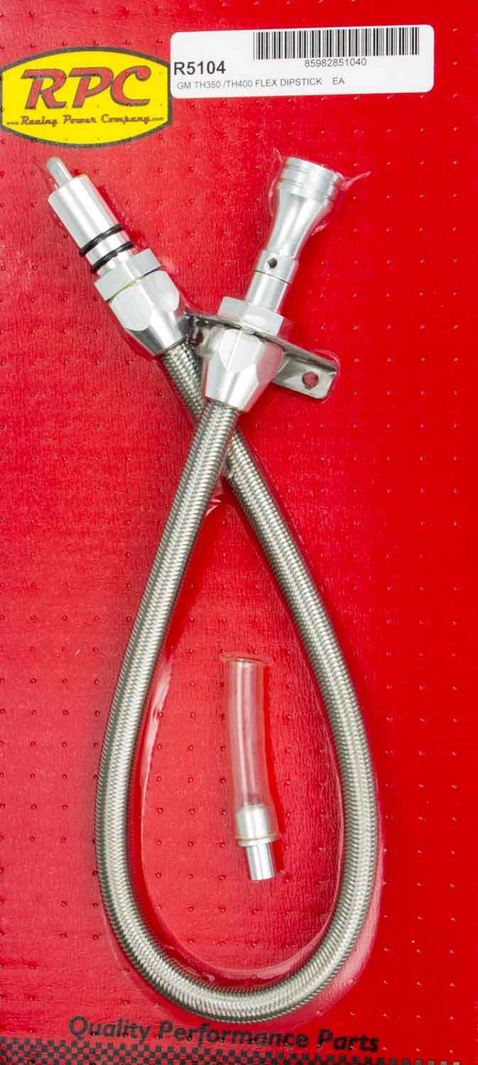 Racing Power Company R5104 Flexible Trans Dipstick GM TH350/400 F/W Mount Racing Power Company R5104