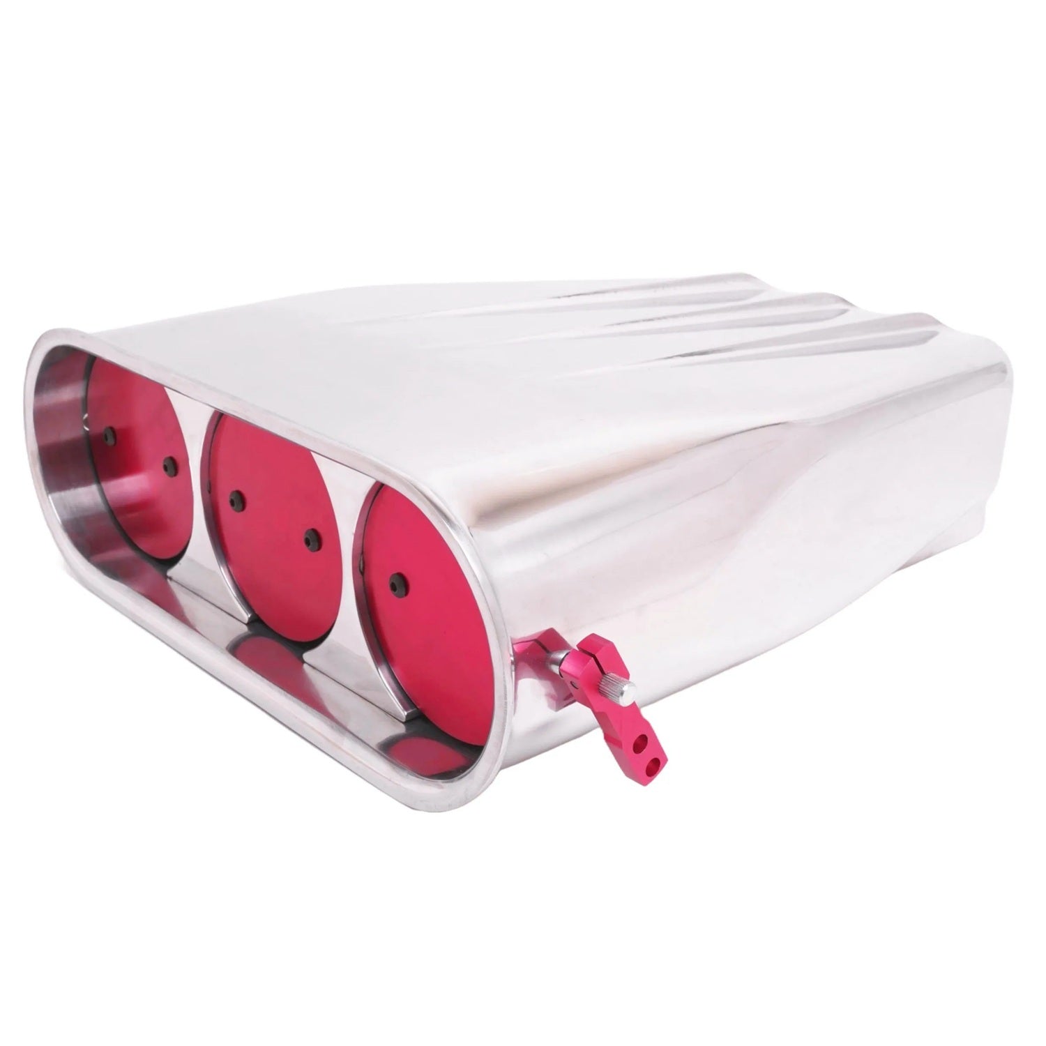 Racing Power Company R5221 Street Hood Scoop Finned Polished Racing Power Company R5221