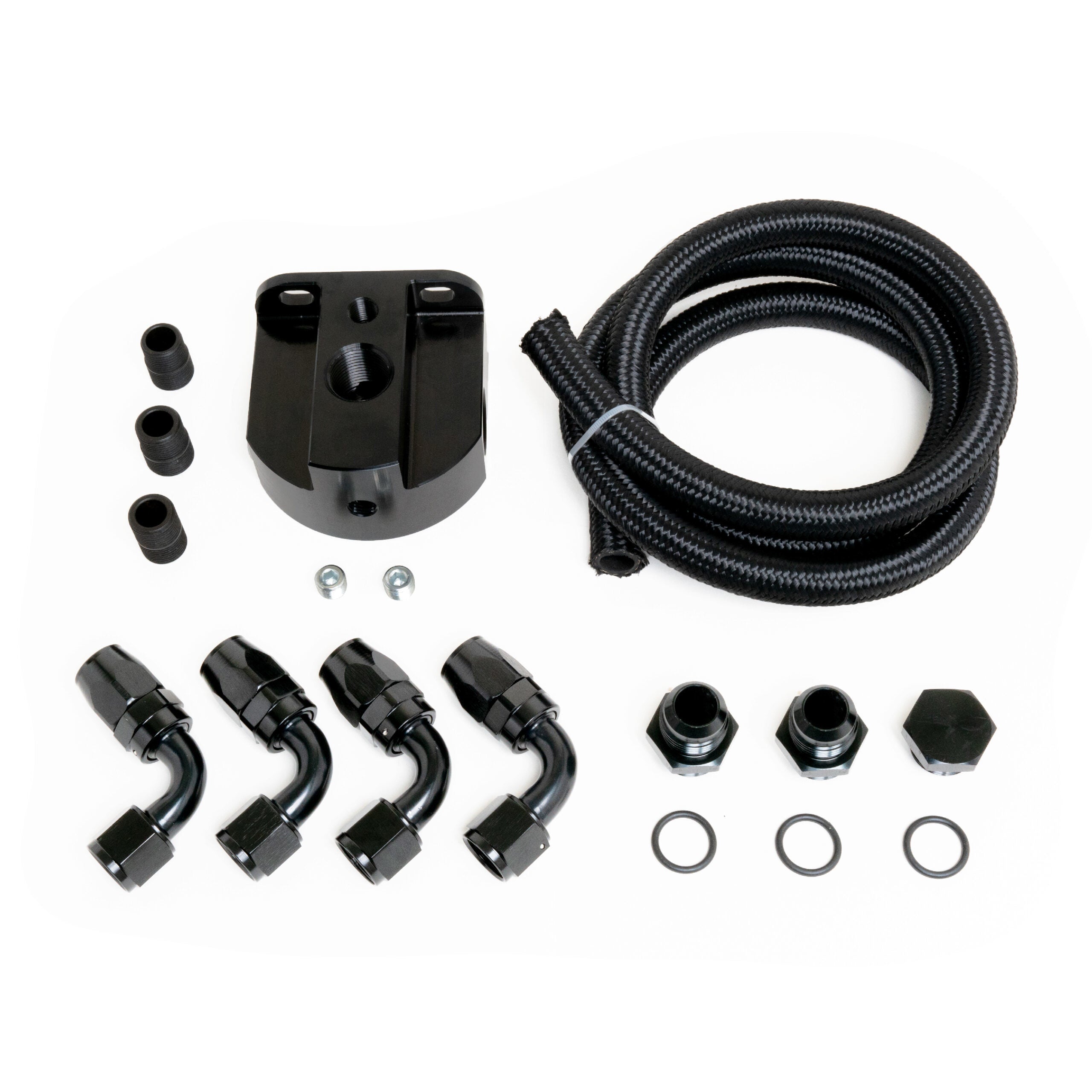 Racing Power Company R5316 LS Oil Filter Relocation Kit -12 AN Racing Power Company R5316