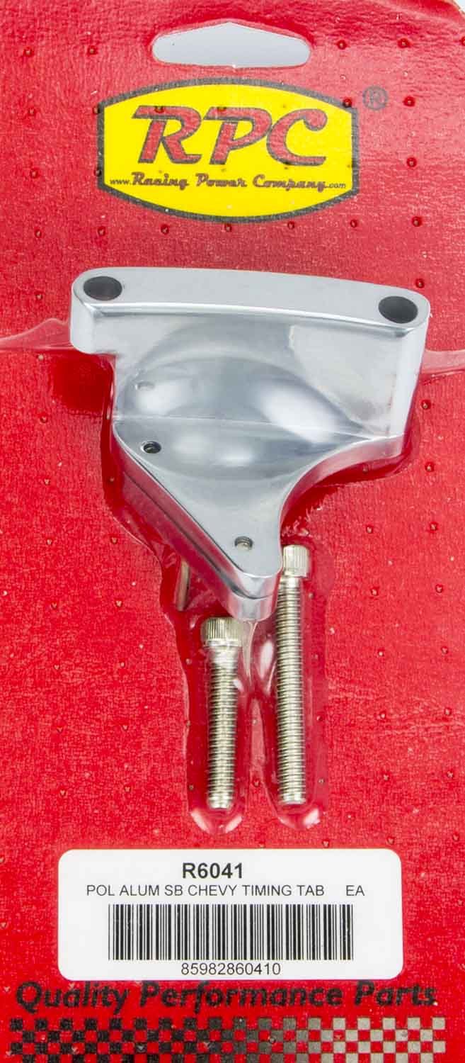 Racing Power Company R6041 SBC Alum Timing Tab Polished Racing Power Company R6041
