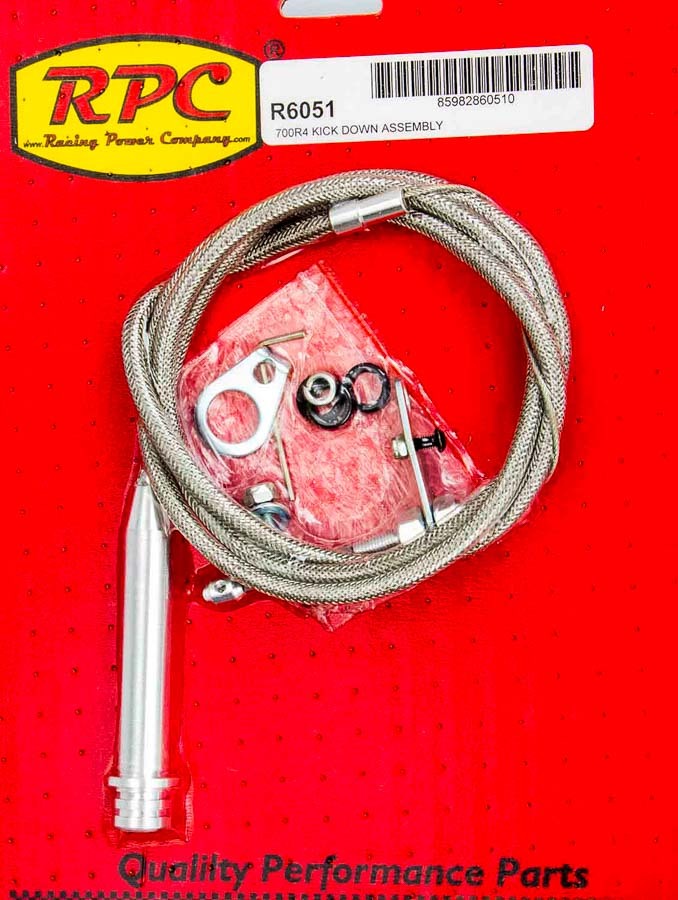 Racing Power Company R6051 700R4 Stainless Kick Down Assembly Racing Power Company R6051