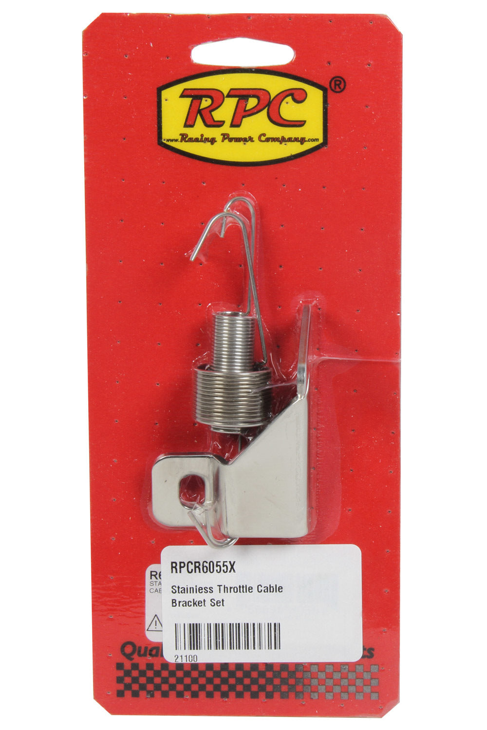 Racing Power Company R6055X Stainless Throttle Cable Bracket Set Racing Power Company R6055X