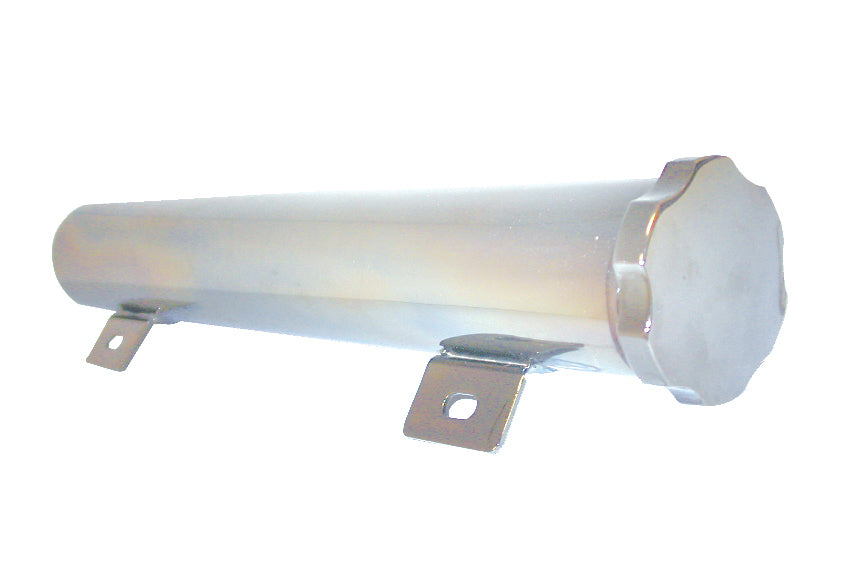 Racing Power Company R6072 Aluminum Tank Overflow 1 3In X 2In - Polished Racing Power Company R6072