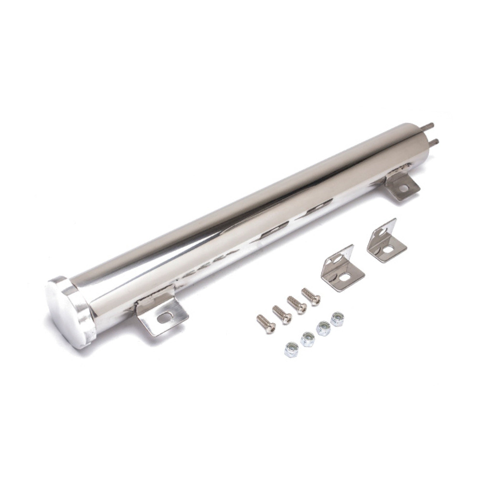 Racing Power Company R6074X Stainless 2 X 17 Overfl ow Tank Racing Power Company R6074X