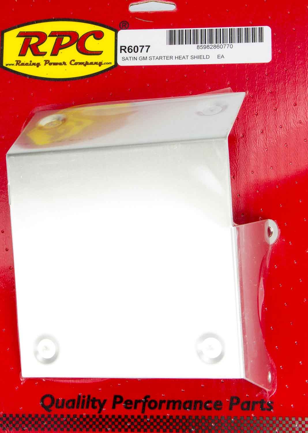 Racing Power Company R6077 GM Starter Heat Shield Racing Power Company R6077