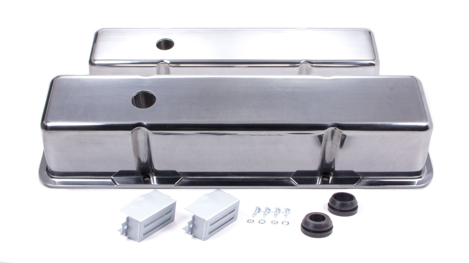 Racing Power Company R6130-2 SBC Alum Tall V/C Plain Polished Racing Power Company R6130-2