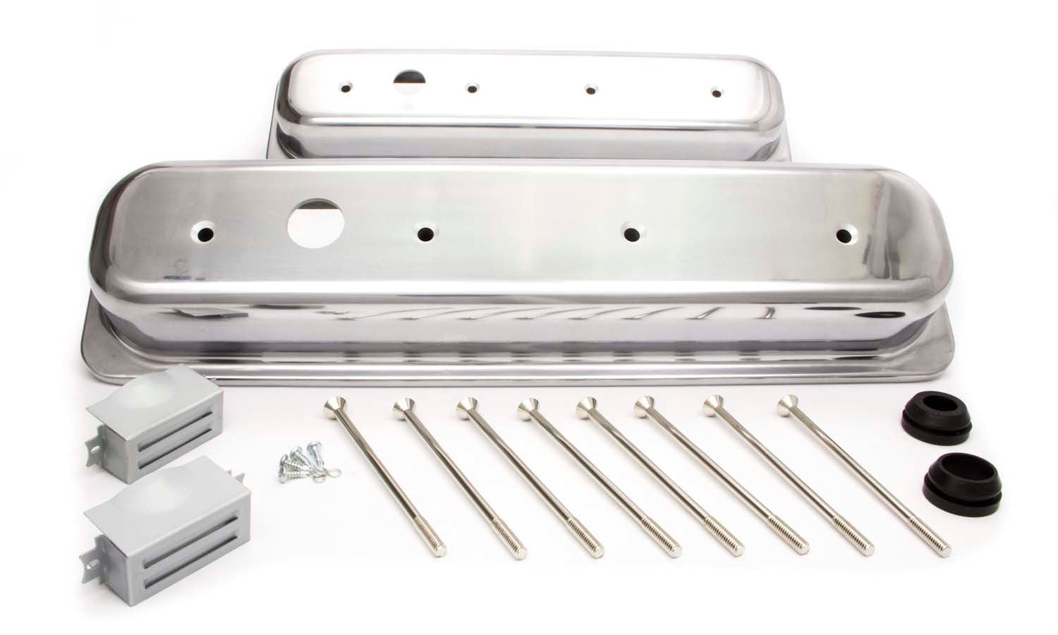 Racing Power Company R6136-1 SBC Alum Short Center Bolt V/C Plain Polished Racing Power Company R6136-1