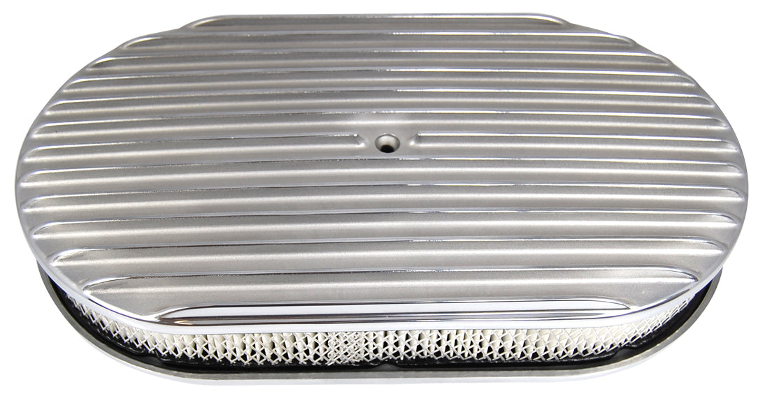 Racing Power Company R6318 Pol Alum 15X2 All Finned Air Cleaner Kit Paper Racing Power Company R6318