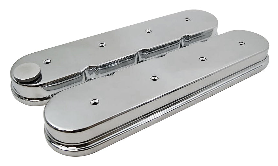 Racing Power Company R6369 GM LS Cast Aluminum Valve Covers Racing Power Company R6369