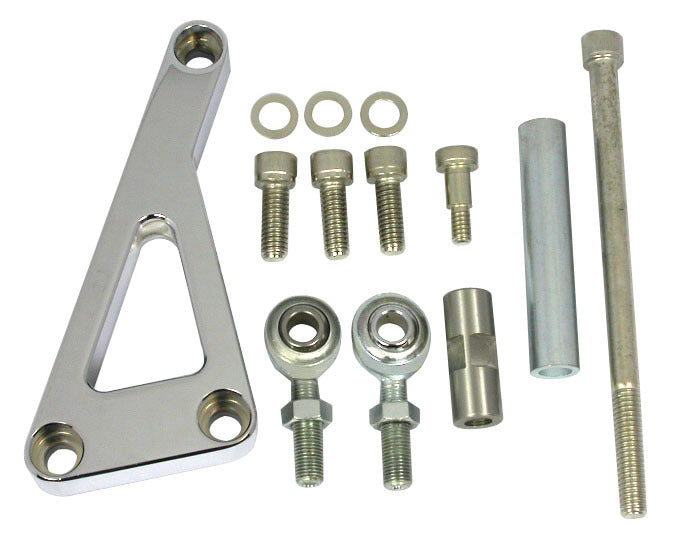 Racing Power Company R6402 Chrome Alum SB Chevy Alternator Bracket Lwp Racing Power Company R6402