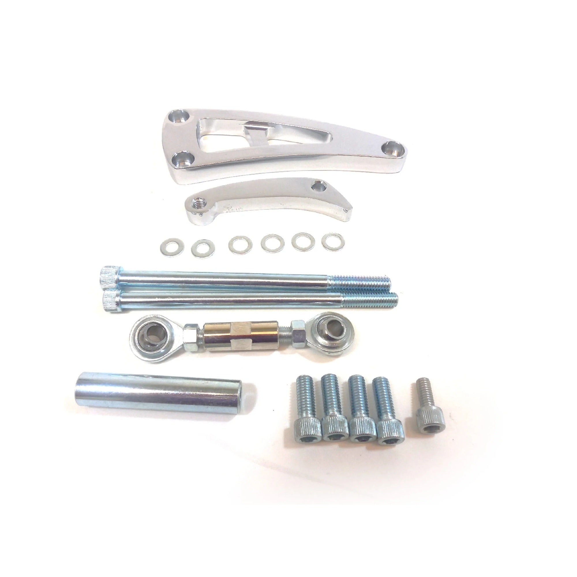 Racing Power Company R6408 Chrome Alum BB Chevy Alternator Bracket Racing Power Company R6408