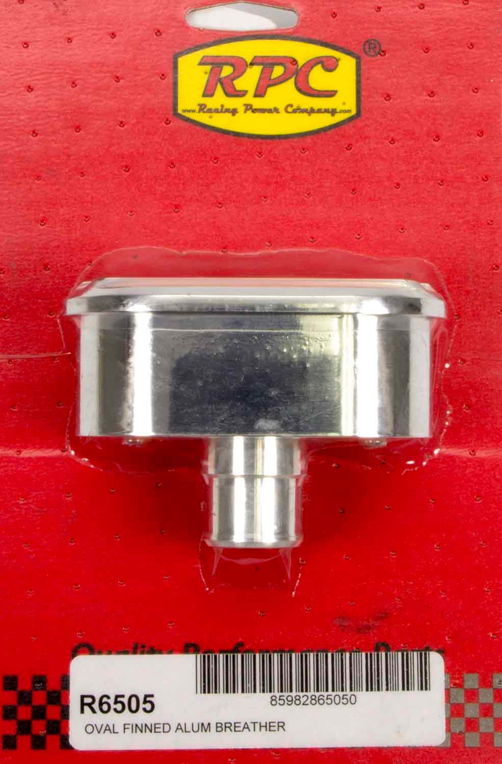 Racing Power Company R6505 Alum Finned V/C Breather Polished Racing Power Company R6505