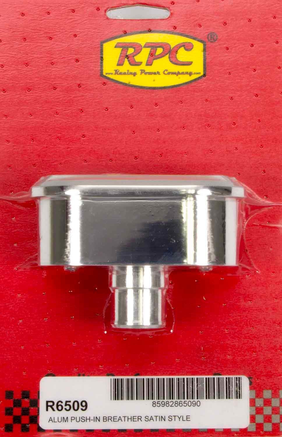 Racing Power Company R6509 Alum Finned V/C Breather Polished/Satin Racing Power Company R6509