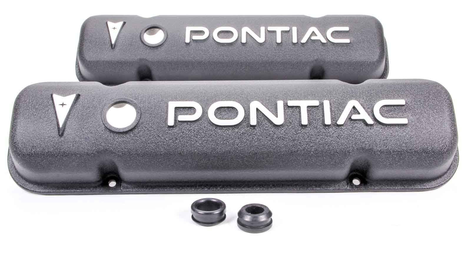 Racing Power Company R6520 Pontiac Alum V/C Black w/Pontiac Logo Racing Power Company R6520
