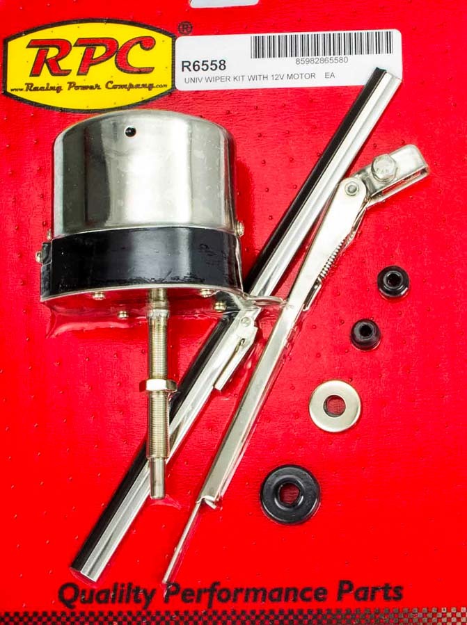 Racing Power Company R6558 12v S/S Wiper Motor w/Arm & Blade Racing Power Company R6558