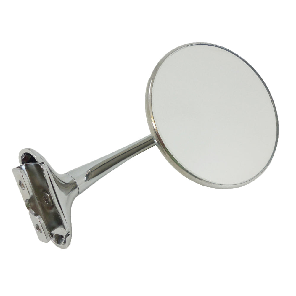 Racing Power Company R6609 SS 4In Chrome Old Style Door Edge Mirror Racing Power Company R6609