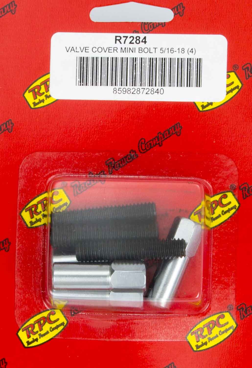 Racing Power Company R7284 Chrome V/C Mini Bolt 1-3/8in x 5/16-18 Thread Racing Power Company R7284
