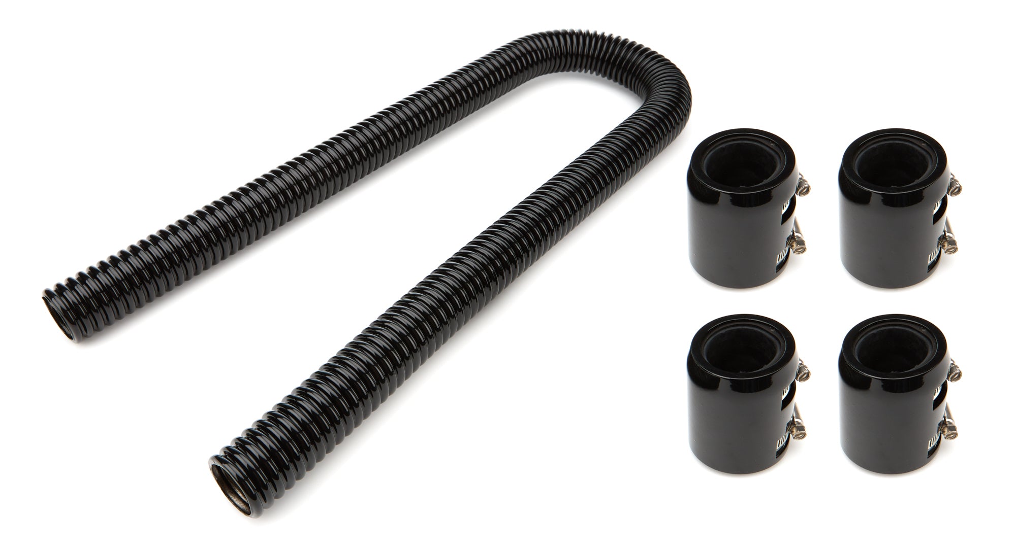 Racing Power Company R7310BK Black 48in Stainless Radiator Hose Kit Racing Power Company R7310BK