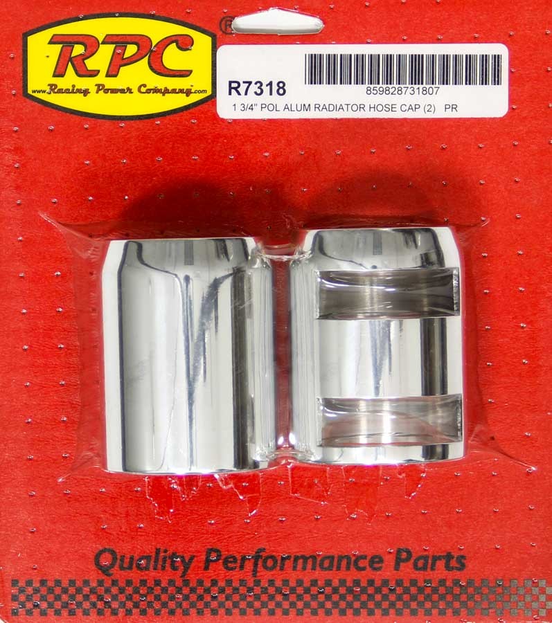Racing Power Company R7318 Polished Radiator Hose End Pair Racing Power Company R7318