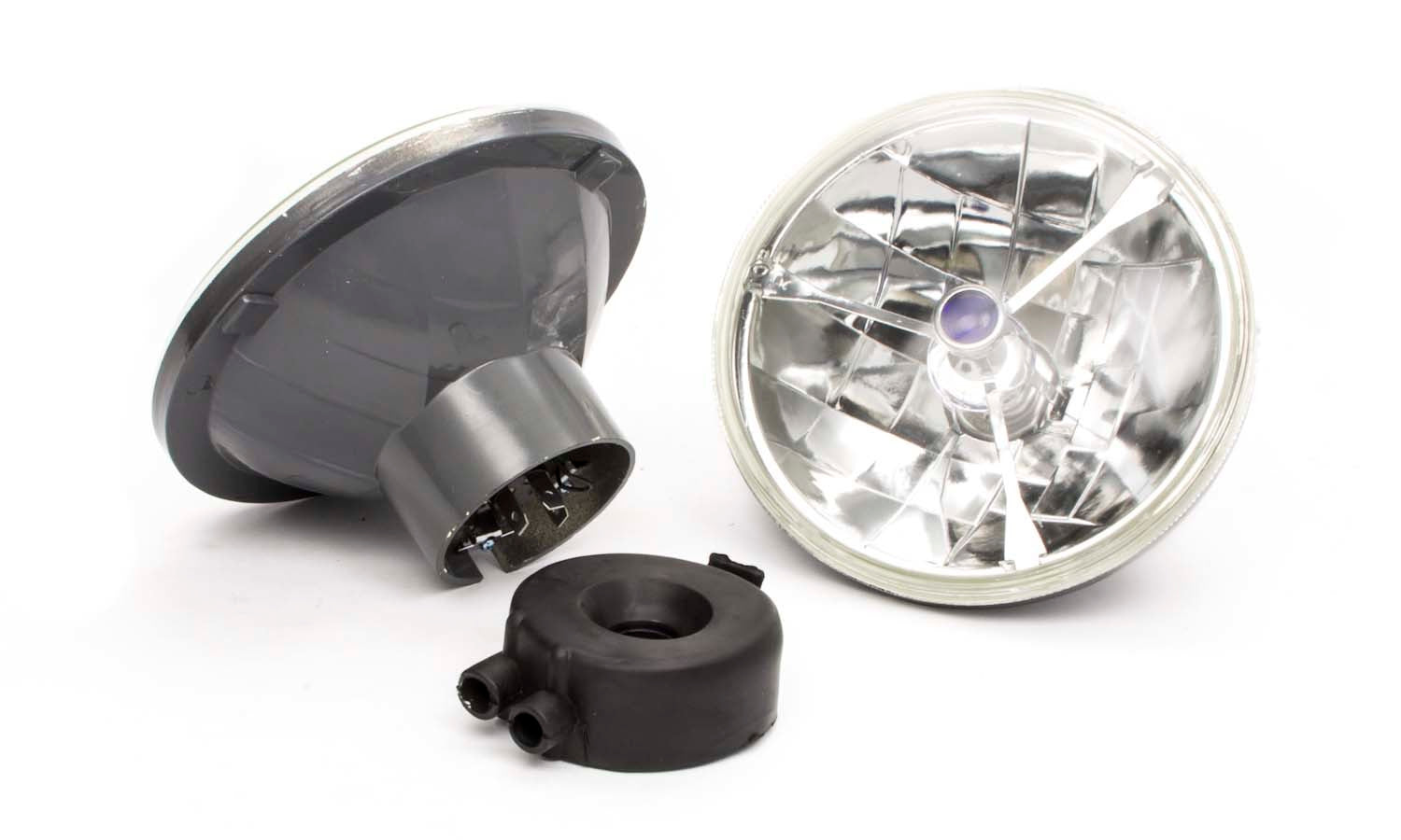 Racing Power Company R7405 7in Tri-Bar Headlight w/H4 Bulb Racing Power Company R7405