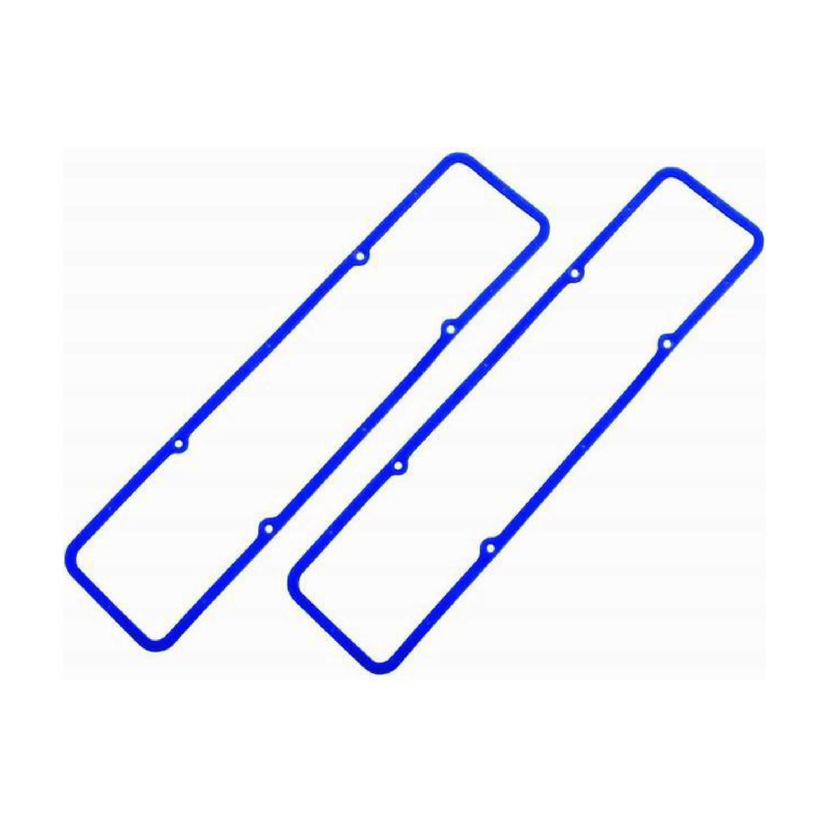 Racing Power Company R7484X Blue Rubber SB Chevy Valve Cover Gaskets Pair Racing Power Company R7484X
