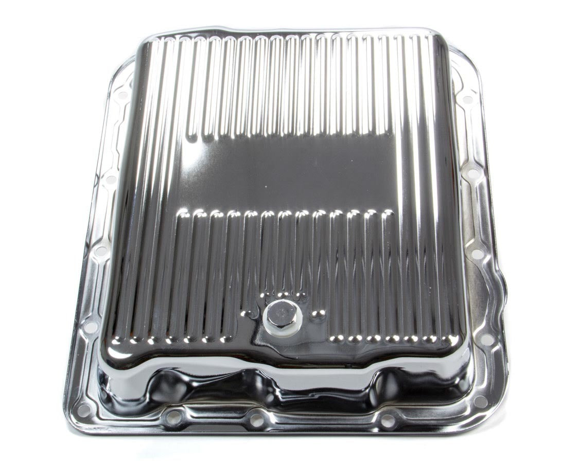Racing Power Company R7599 GM 700R4/4L60E Trans Pan Chrome Steel Finned Racing Power Company R7599