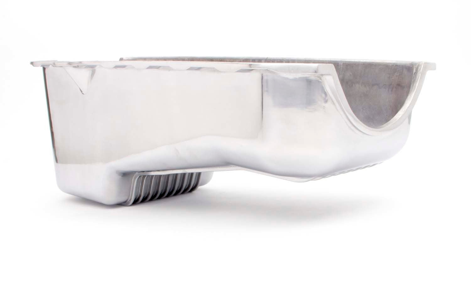 Racing Power Company R8443 80-85 SBC Alum Stock Oil Pan Polished Racing Power Company R8443