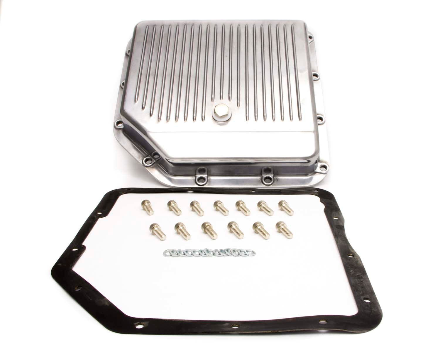 Racing Power Company R8491 TH350 Aluminum Trans Pan Polished 350 turbo Pan Racing Power Company R8491