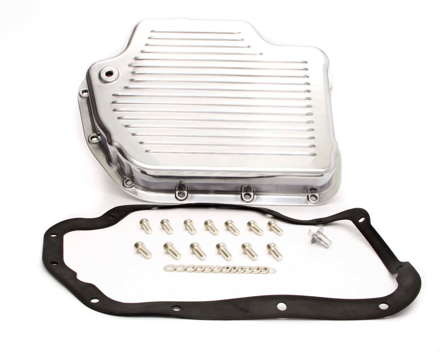 Racing Power Company R8492 Transmission Pan Turbo 400 Polished Aluminum Racing Power Company R8492