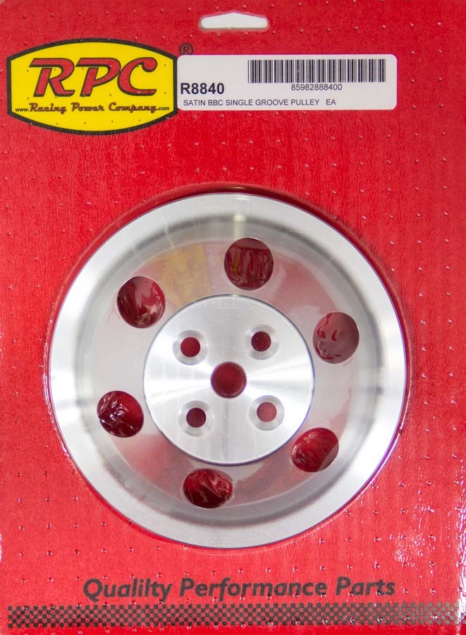 Racing Power Company R8840 BBC SWP Single Groove Upper Pulley Racing Power Company R8840
