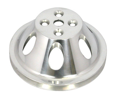 Racing Power Company R8840POL Polished Alum BBC Single Groove Water Pump Pulley Racing Power Company R8840POL