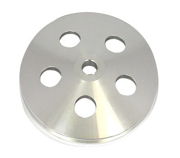 Racing Power Company R8848POL Polished Aluminum GM 1V Power Steering Pulley Racing Power Company R8848POL