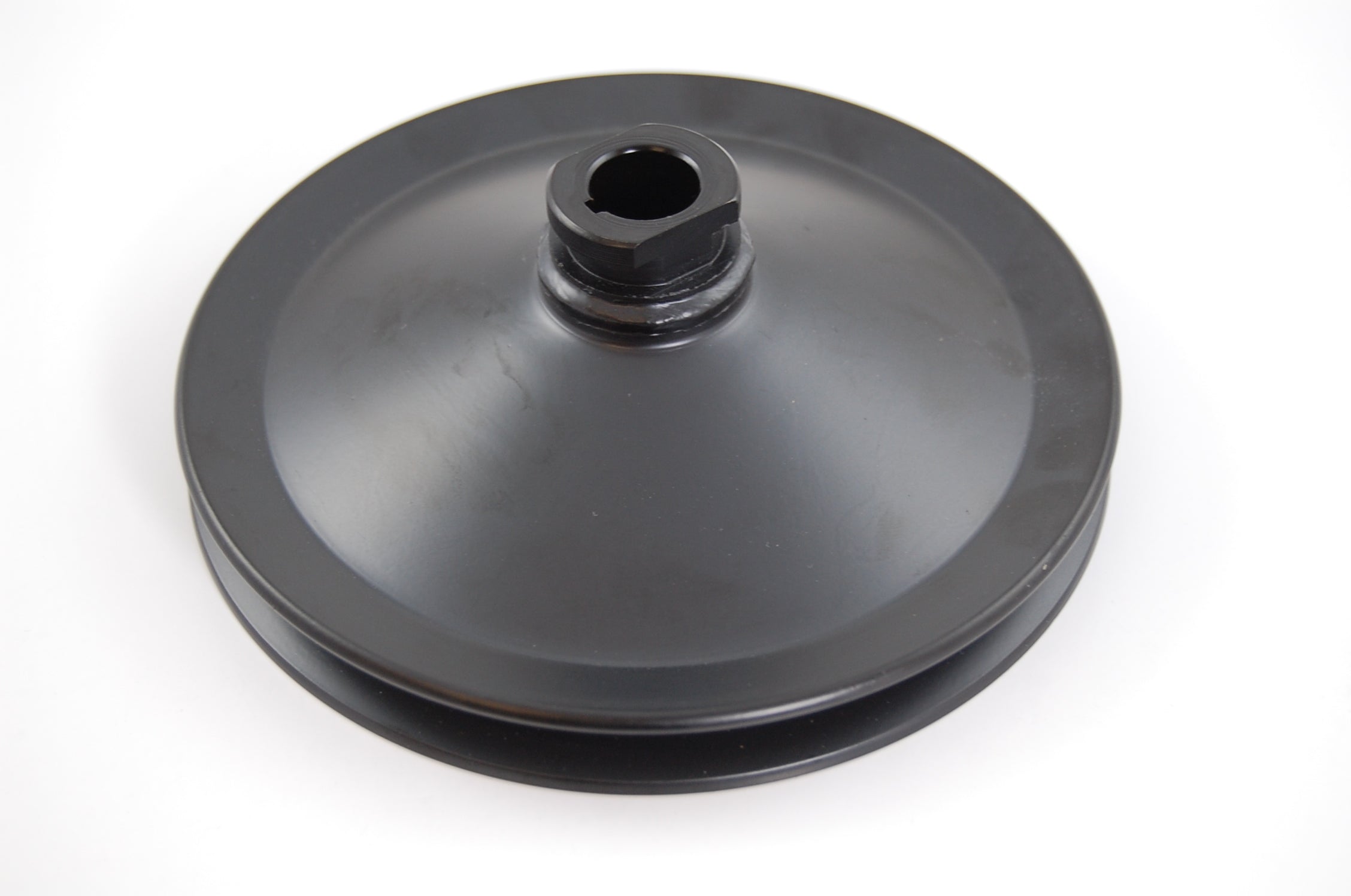 Racing Power Company R8946B 283/327 GM SB Power Stee ring Pulley Black Racing Power Company R8946B