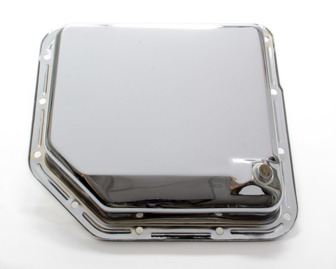 Racing Power Company R9074 TH350 Trans Pan Chrome Steel Plain Racing Power Company R9074