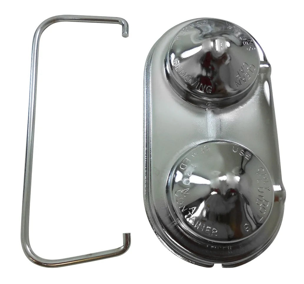 Racing Power Company R9100 GM Master Brake Cylinder Cover Chrome Racing Power Company R9100