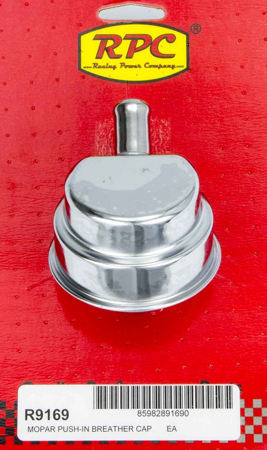 Racing Power Company R9169 Mopar Style Chrome Breather w/Tube Racing Power Company R9169