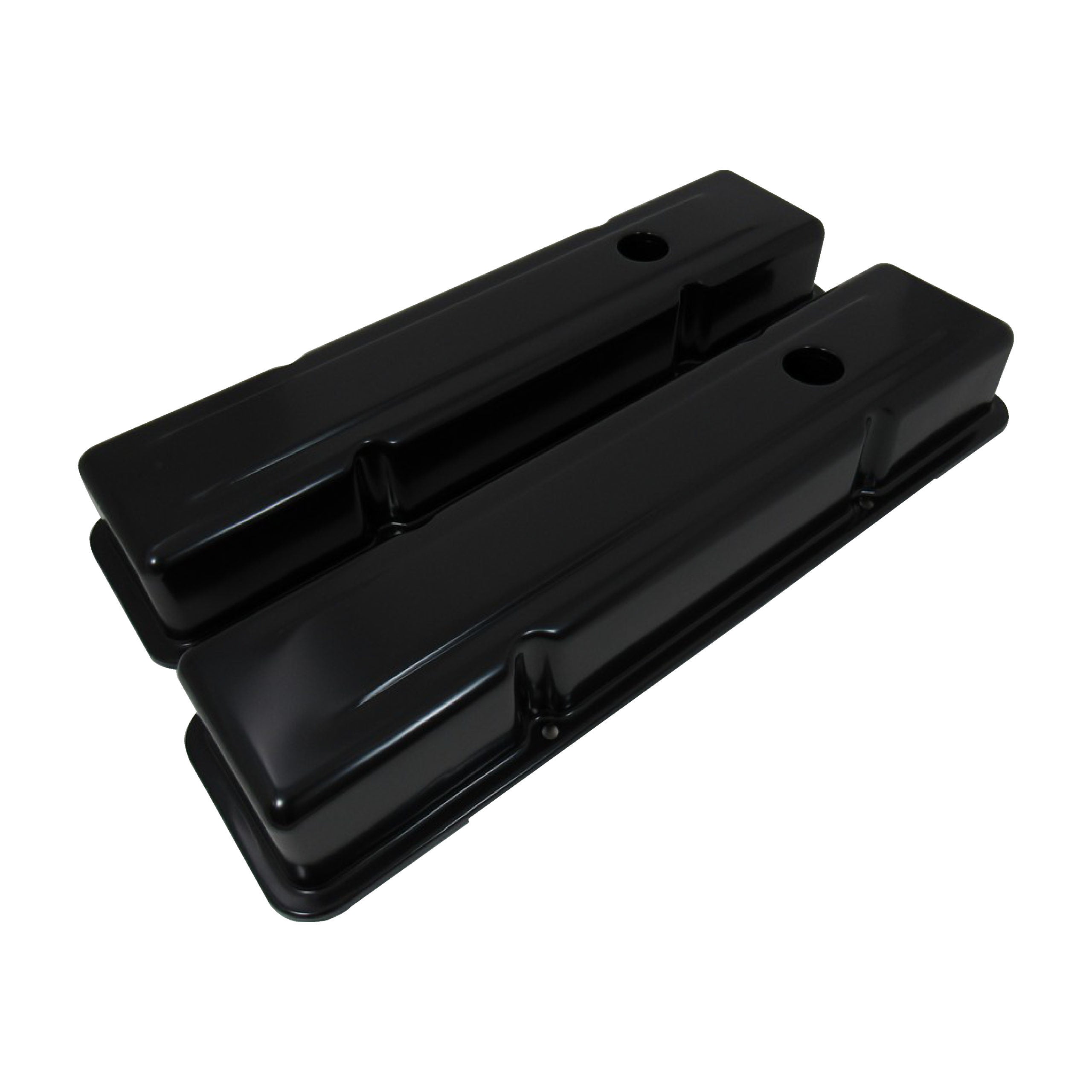 Racing Power Company R9215BK 58-86 SBC Tall Valves Covers Black Racing Power Company R9215BK