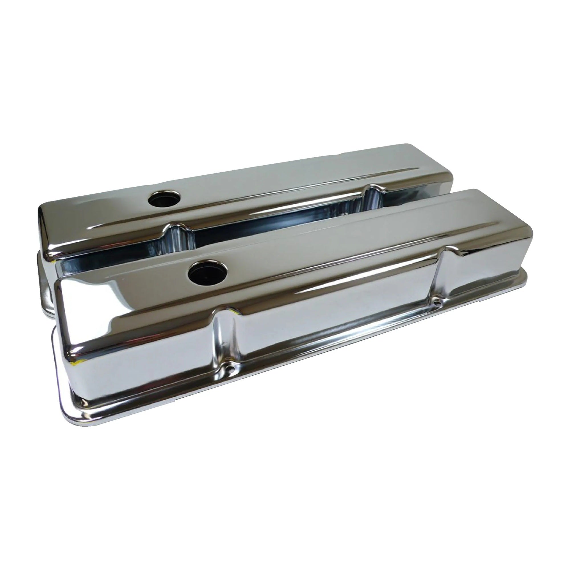 Racing Power Company R9216 SB Chevy 283-350 Short Valve Cover Pair Racing Power Company R9216
