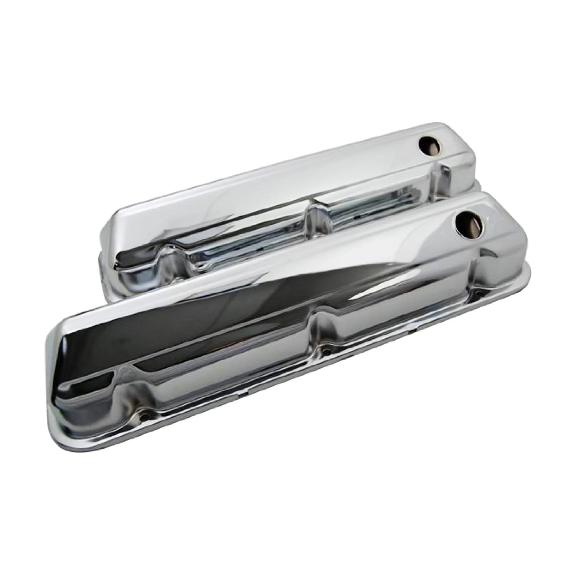 Racing Power Company R9297 Chrome Steel Valve Cover 429-460 Pair Racing Power Company R9297