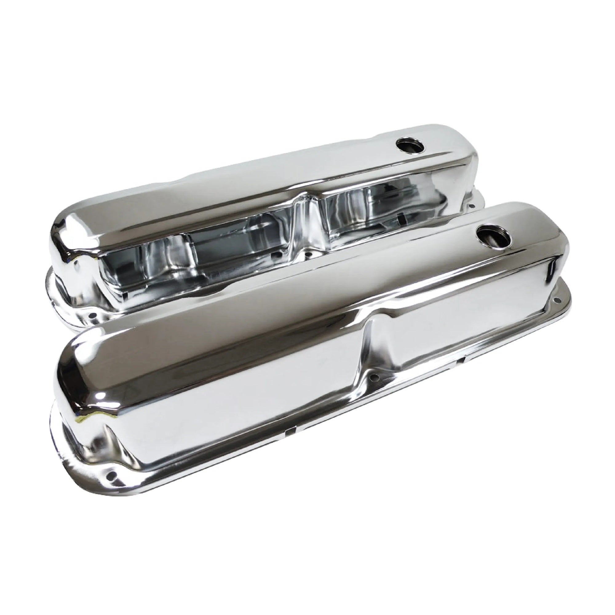 Racing Power Company R9298 Chrome Steel Valve Cover Chrysler 318-360 Short Racing Power Company R9298