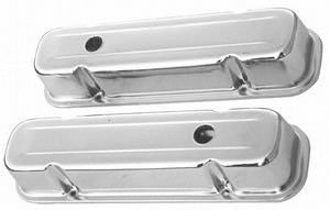 Racing Power Company R9300 59-79 Pontiac 326-455 Valve Covers Tall Chrome Racing Power Company R9300