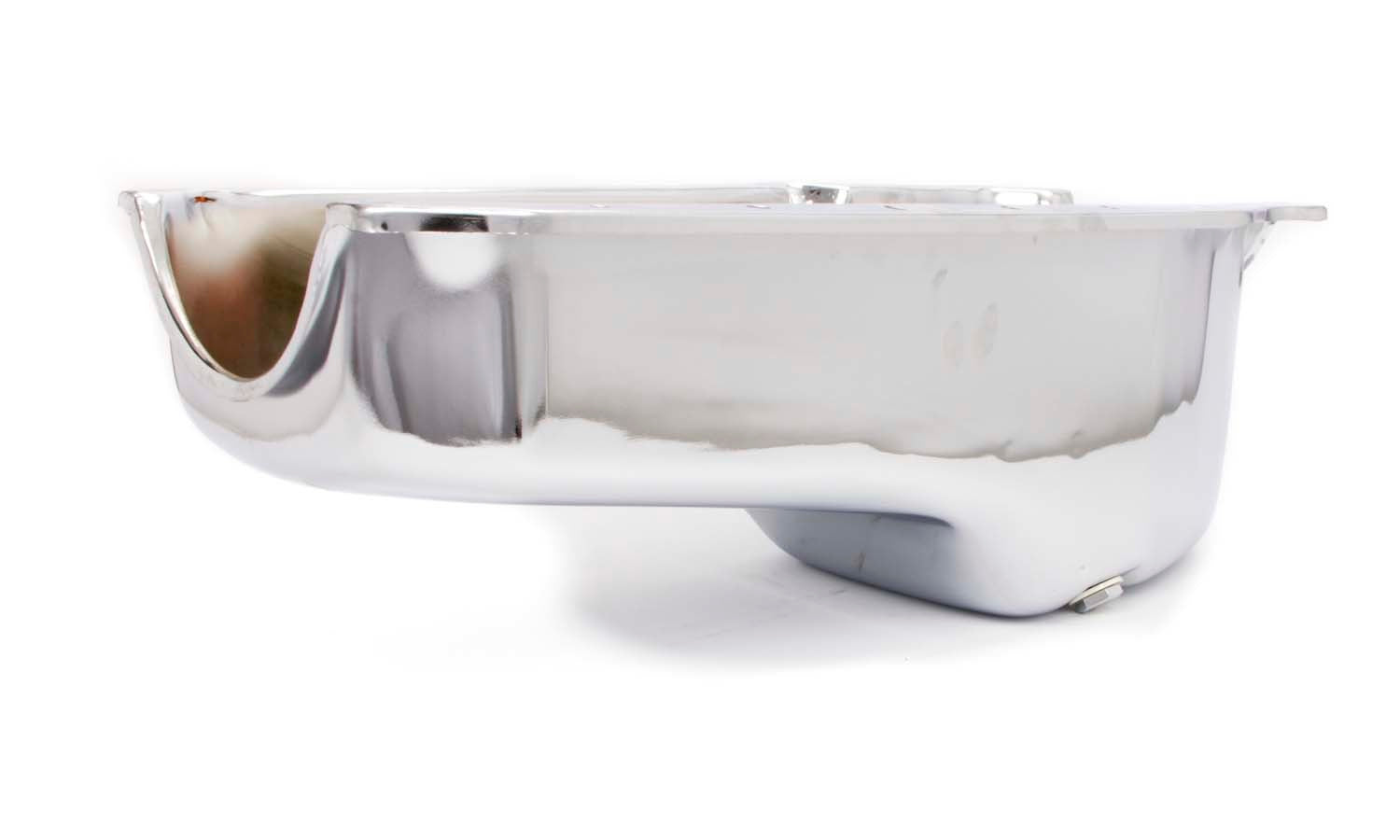 Racing Power Company R9414 86-   SBC Steel Stock Oil Pan Chrome Racing Power Company R9414