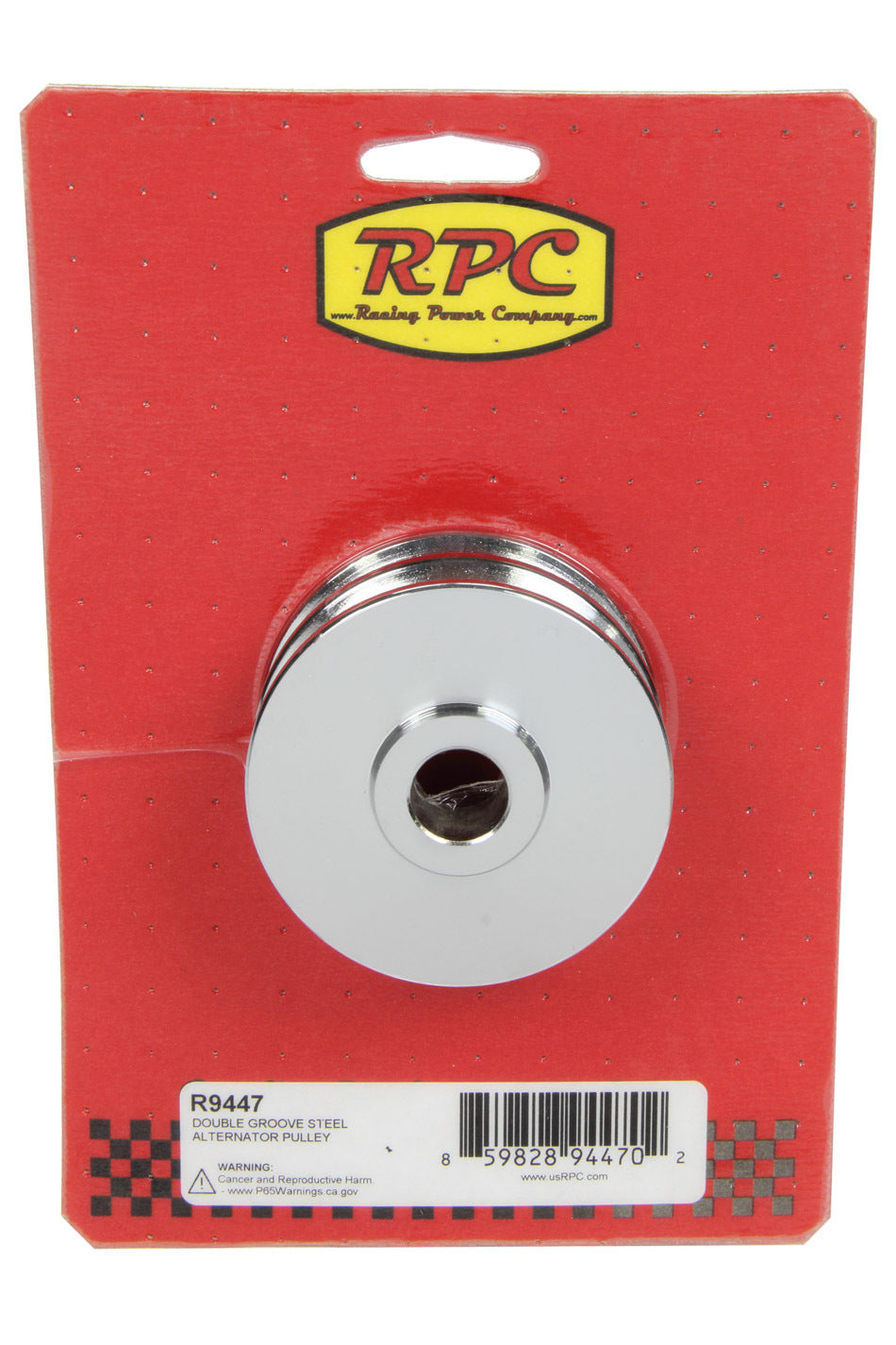 Racing Power Company R9447 Double Groove Alternator Pulley Racing Power Company R9447