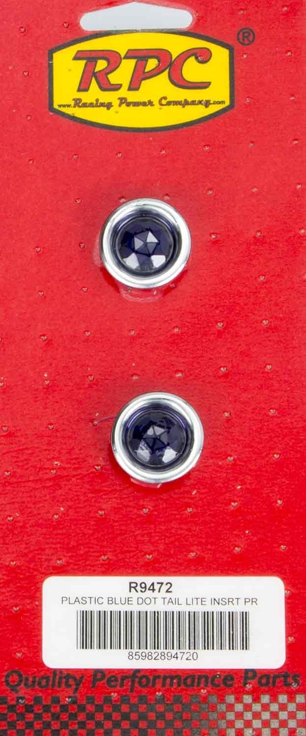 Racing Power Company R9472 Blue Dot Taillight Insert Each Racing Power Company R9472