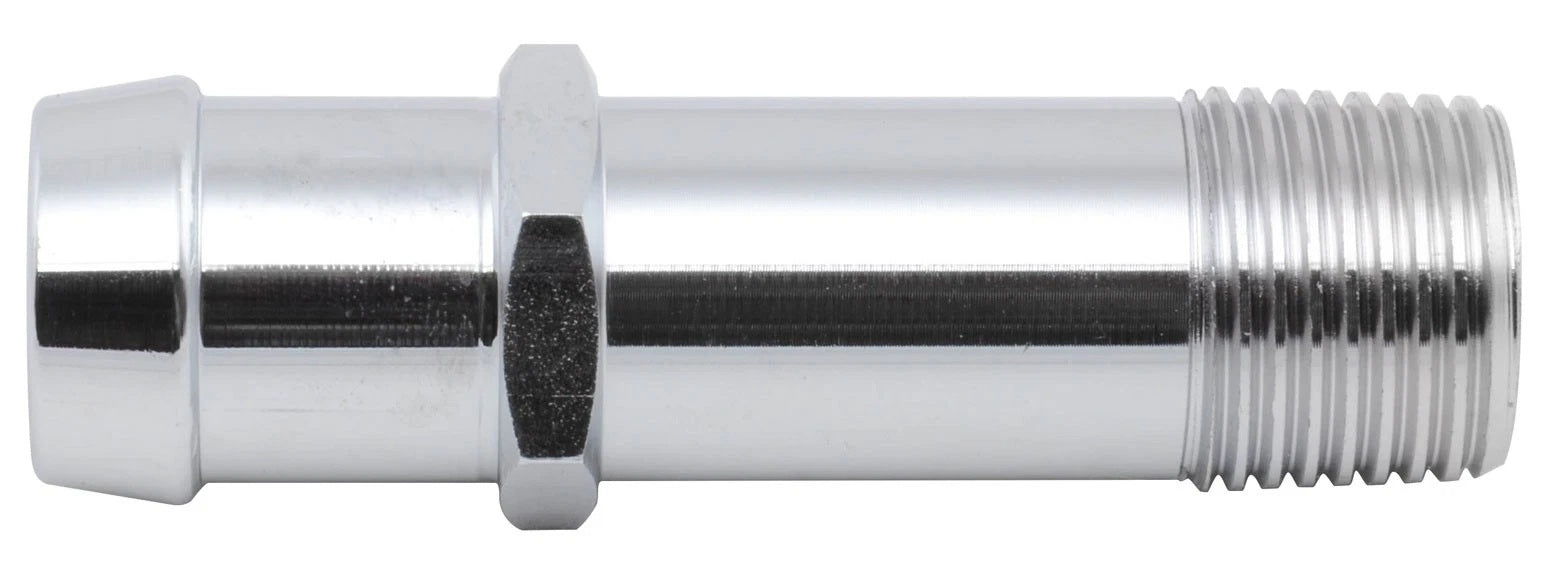 Racing Power Company R9514 Steel Water Pump Fitting 1/2In NTP to 3/4In Barb Racing Power Company R9514