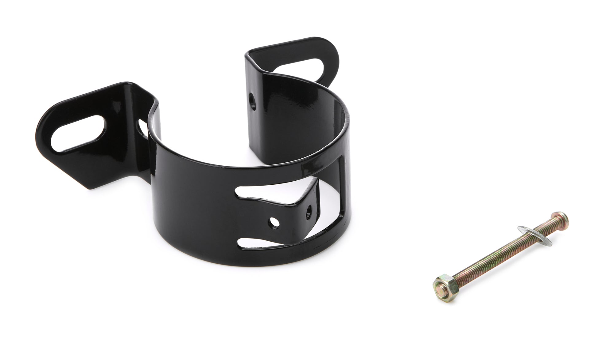 Racing Power Company R9648BK Coil Bracket Horizontal Mount Black Racing Power Company R9648BK
