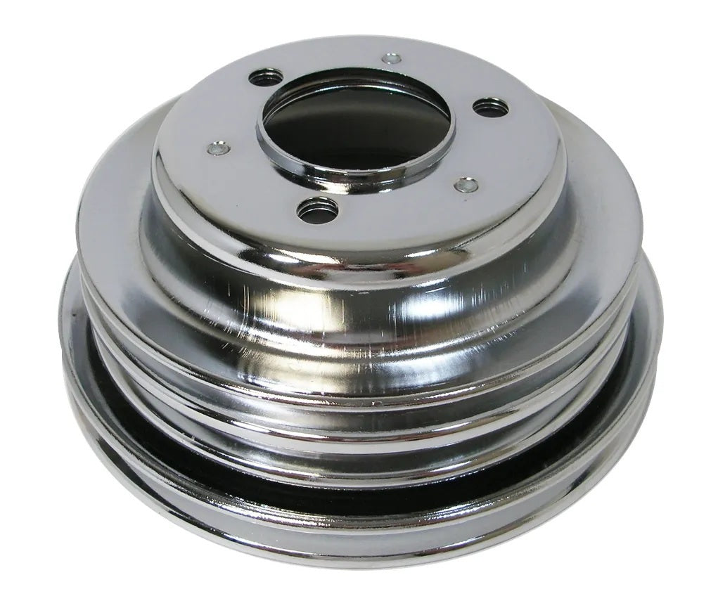Racing Power Company R9724 BB Chevy Triple Groove Crankshaft Pulley LWP Racing Power Company R9724